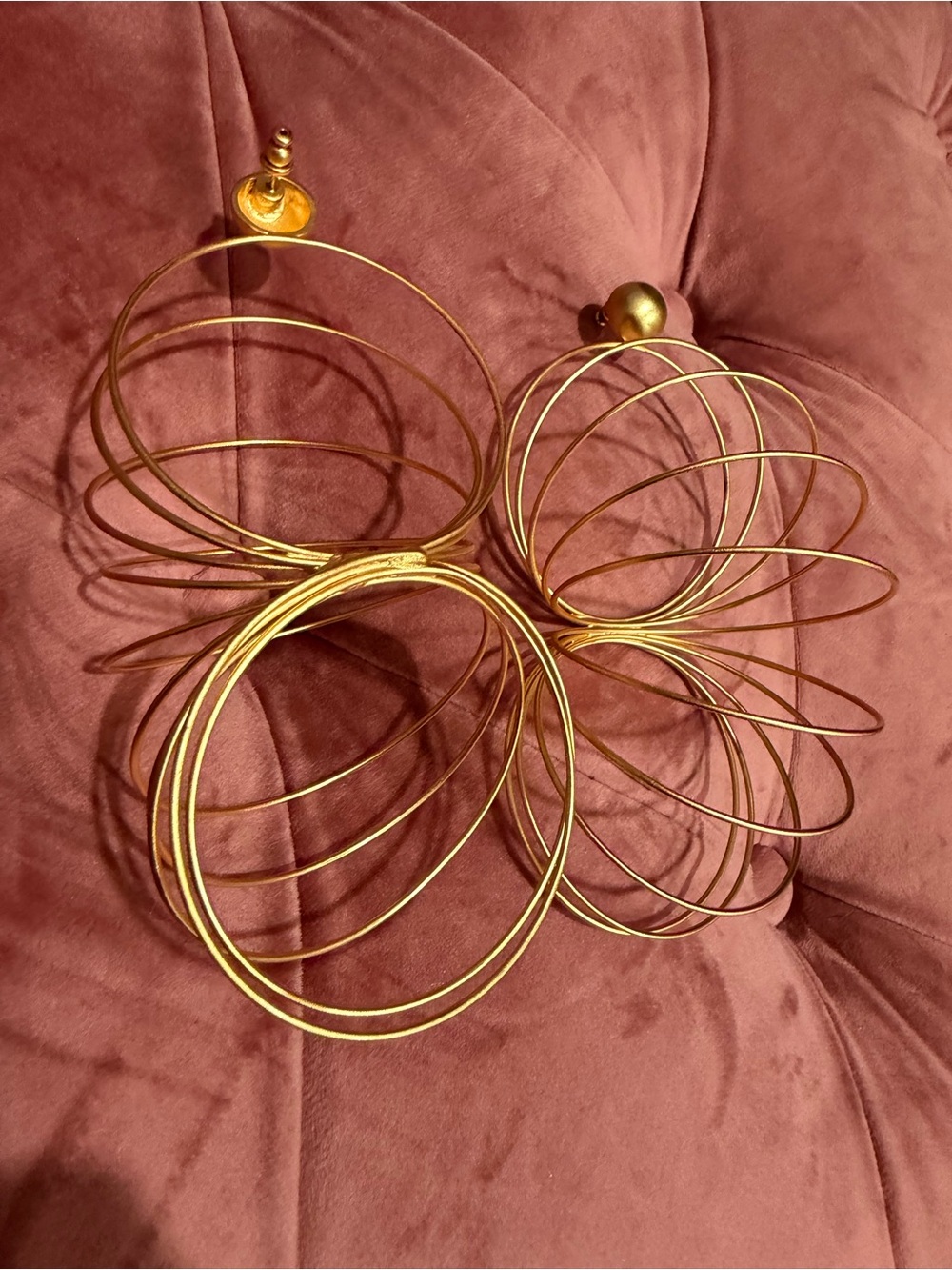 Gold Multi-Hoop Statement Earrings - Women Jewelry Earrings